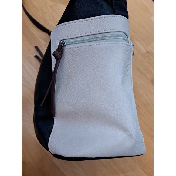 Bulldog Black & Tan Hobo Crossbody Concealed Carry Holster Purse w/ Keys Locks - Picture 11 of 15